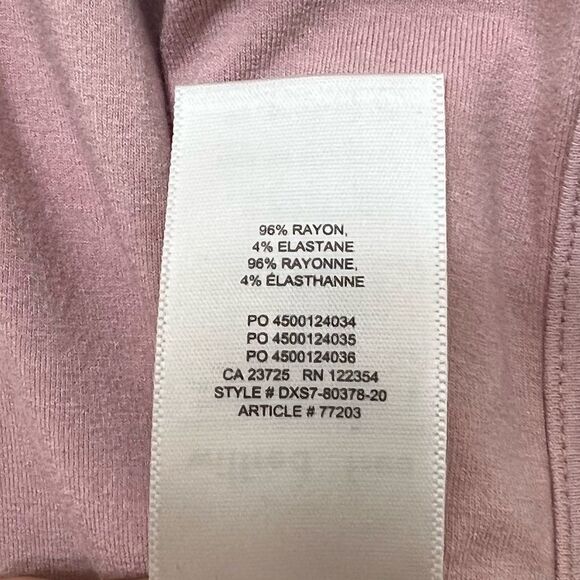 Aritzia Wilfred Free Mystic Dress Mauve Mousse   Pink Wrap Mini Dress Size Large - Picture 9 of 11